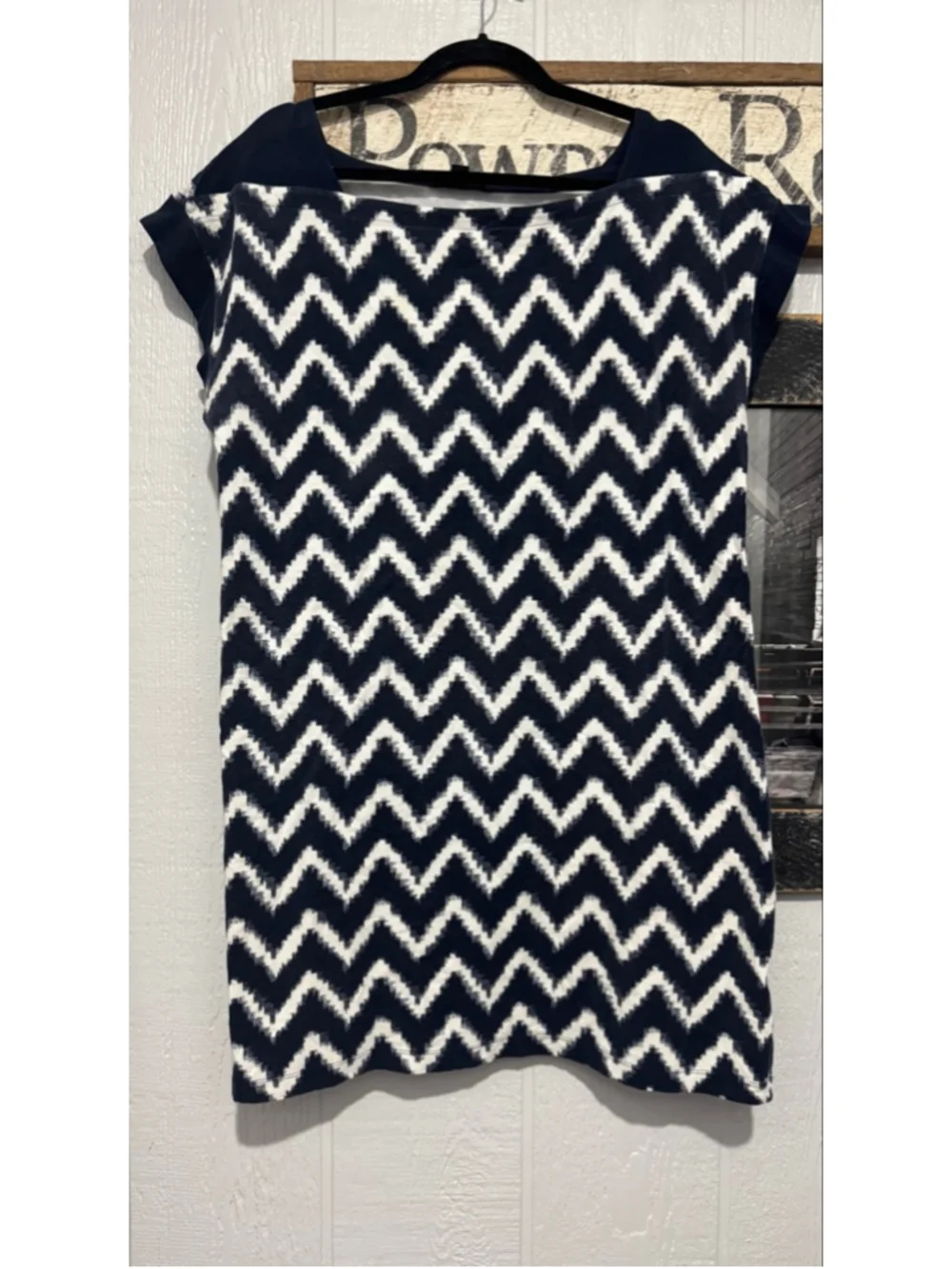 Tommy Hilfiger chevron stretchy dress sz xl - Picture 2 of 4